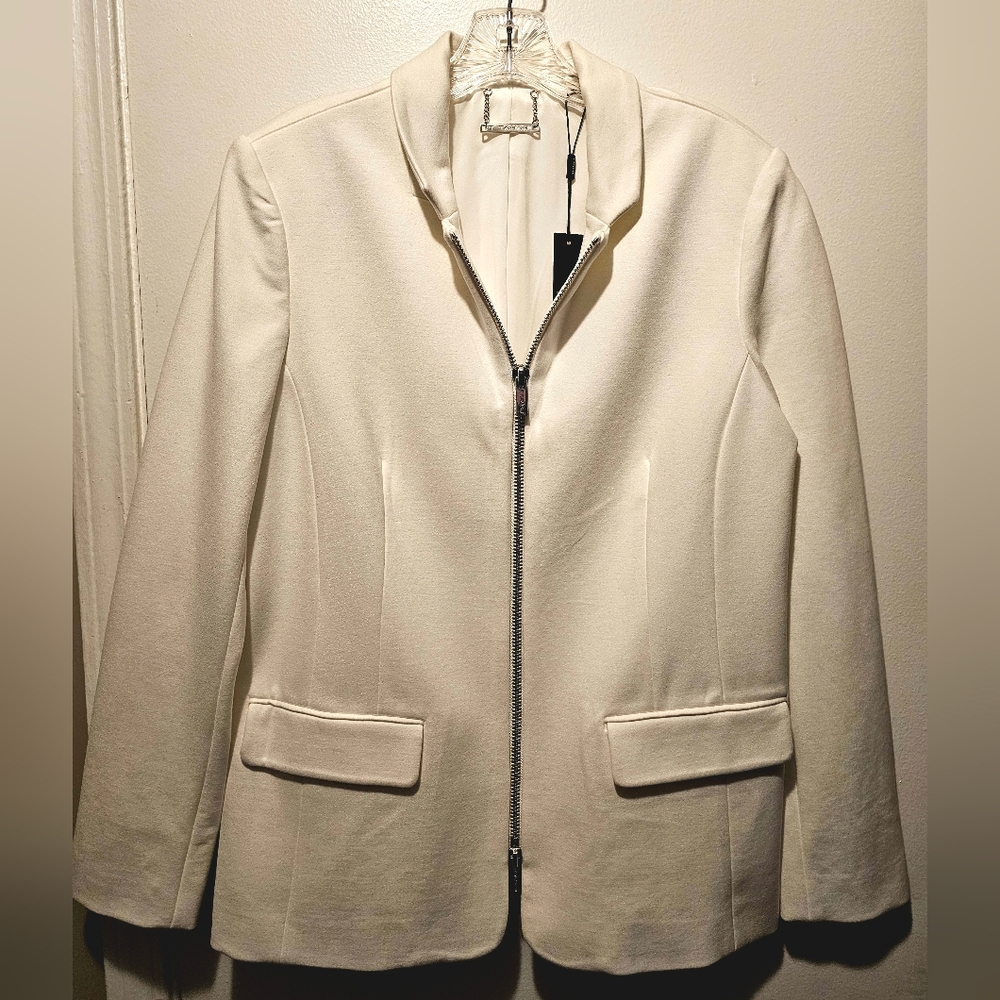 Elegant White Women's Jacket